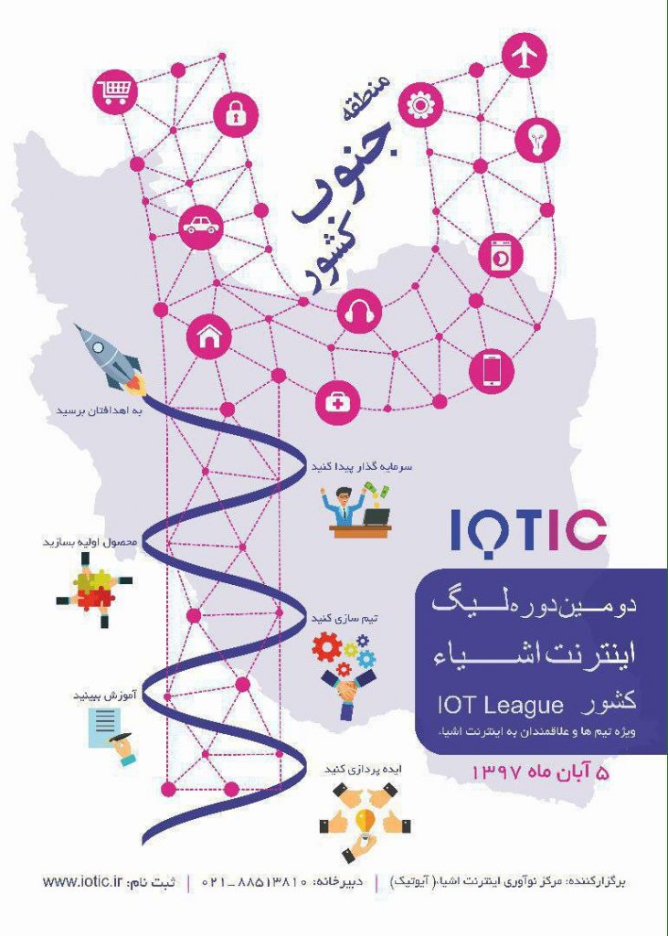 دومین لیگ اینترنت اشیا منطقه جنوب کشور